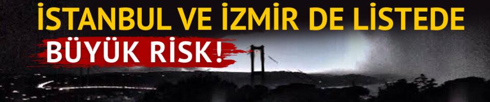 İstanbul ve İzmir dahil birçok kent için büyük risk!