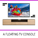A Floating Console by Interior Era