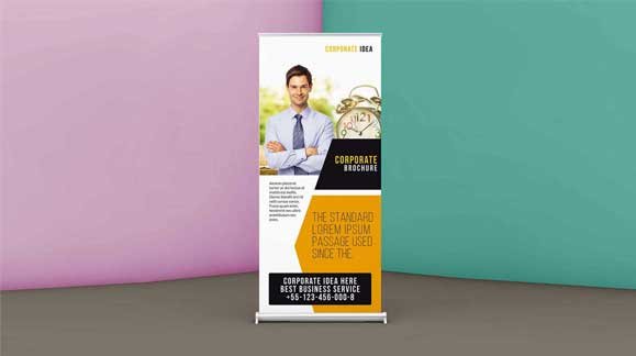roll up banners printing in dubai