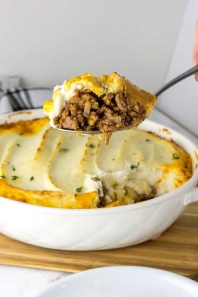 Shepherd’s Pie Recipe with Cauliflower Topping
