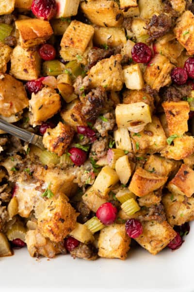 baked apple sausage stuffing