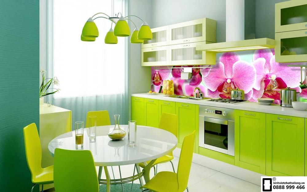 K&iacute;nh m&agrave;u ốp bếp 3D mẫu 2