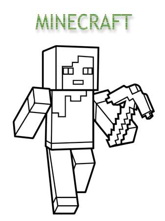 Kolorowanki Minecraft