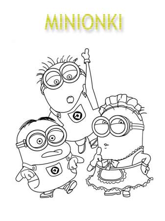 Kolorowanki Minionki
