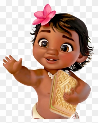 Baby Moana - Moana Thank You Cards Clipart