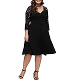 Lover-Beauty Vestido Mujer Corto Elegante Sexy Cuello V Raya...