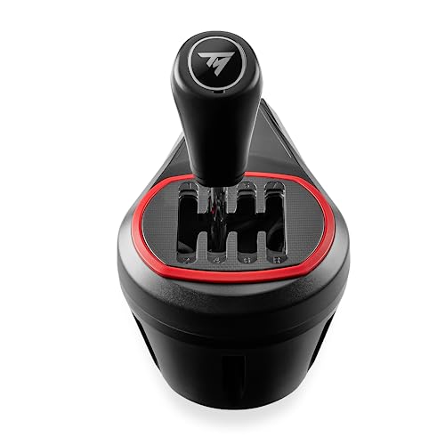Thrustmaster TH8S Shifter - Levier de vitesses de haute pr&eacute;cision en mode s&eacute;quentiel et en grille H pour PC, PS4, PS5, PS5 Pro, Xbox One et Xbox Series X|S
