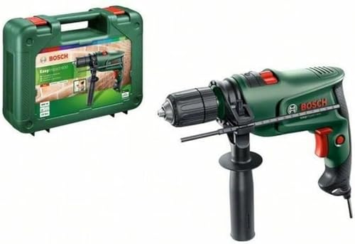 Bosch Home and Garden Perceuse &agrave; percussion &eacute;lectrique Bosch - EasyImpact 600 (600 W, dans coffret de transport), Vert, EasyImpact 600