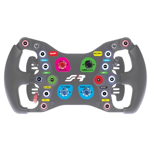 Simoni Racing SRS9 Autocollants pour Volant pour simulateur de Conduite