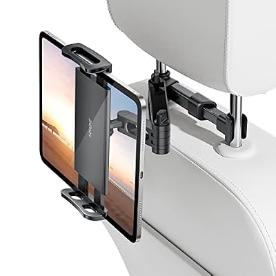 TRYONE Tablet Halterung Auto, Tablet Halter Kopfstütze - Ausziehbare KFZ-Kopfstützenhalterung für iPad iPhone Serie/Samsung Galaxy Tabs/Kindle Fire HD/Switch usw. 4,4-11 Zoll Ger&auml;te