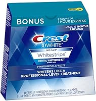 Crest 3D White Professional Effects Whitestrips 20 Treatments + Crest 3D White 1 Hour Express Whitestrips 2 Treatments -...