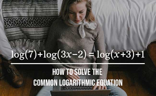 logarithmic equation problem