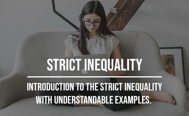 strict inequality