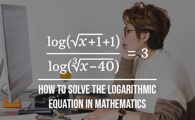 solving log equation
