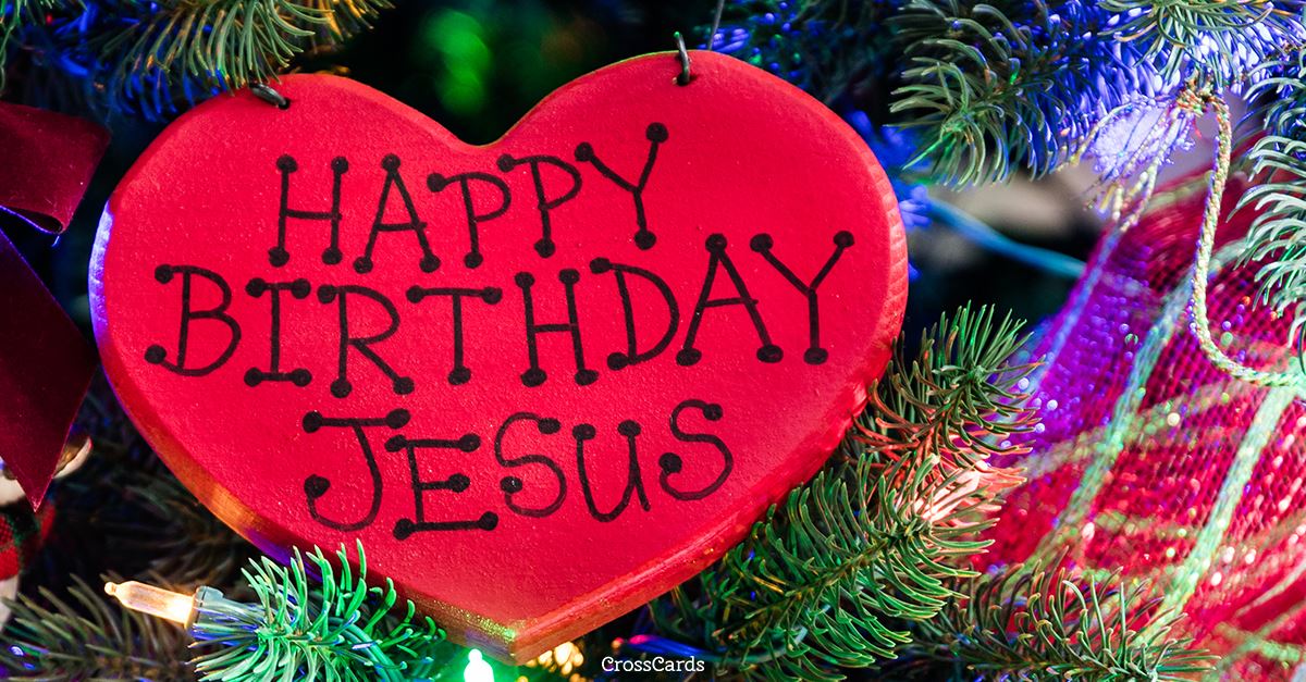 Happy Birthday, Jesus ecard, online card