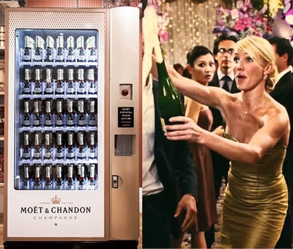 Kolla in klippet p&aring; champagne-automaten som &auml;r den ultimata partyhöjaren