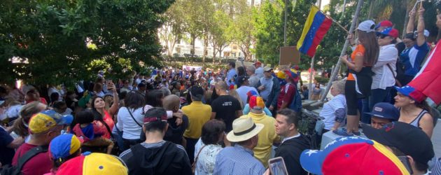 Venezolanos en Miami pidieron la salida de Maduro (Fotos)