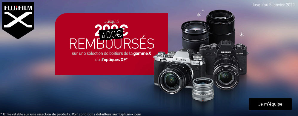 Offre de remboursement Fujifilm X2