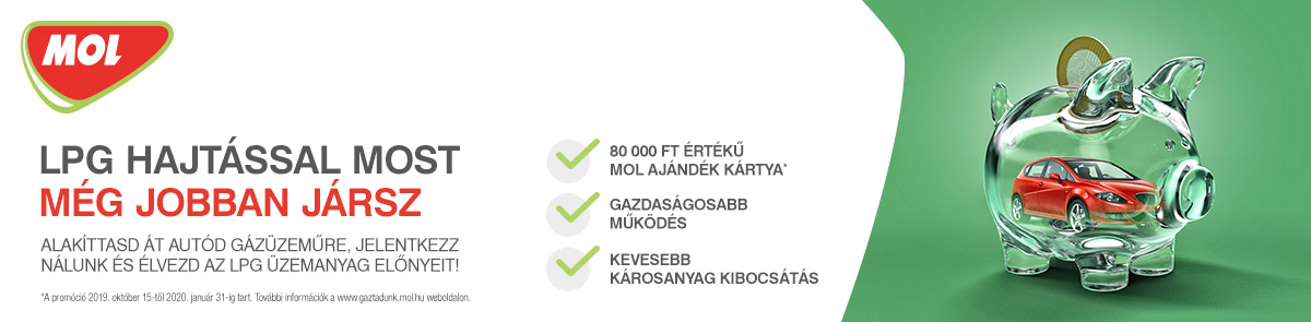 LPG hajt&aacute;ssal most m&eacute;g jobban j&aacute;rsz