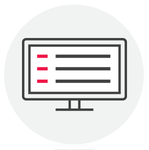 TV screen icon