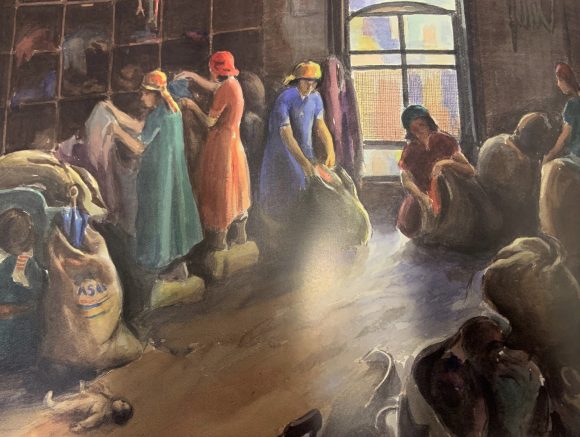 &ldquo;Goodwill Industries&rdquo; by John Hubbard Rich, c. 1930, gouache on paper.