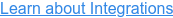 Learn more aboutIntegrations