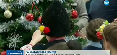 ЗА БЪЛГАРСКАТА КОЛЕДА: Деца украсяваха елхата в Президентството (ВИДЕО)