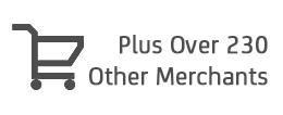 plus over 230 other mercnahts
