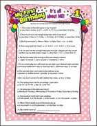 Baby's First Birthday Game - Blue & Pink Versions