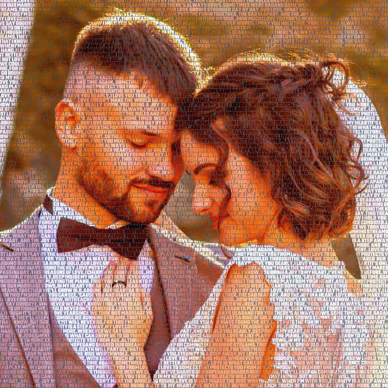 pictures made with text