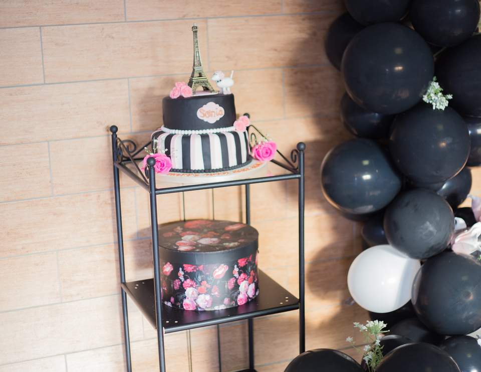 Parisian "40th Birthday" Themed Party  - Parisian Themed Party
