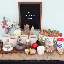 DIY Christmas Hot Cocoa Bar - Christmas