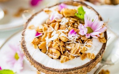 Homemade Coconut Walnut Granola