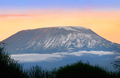 landscape of Mount Kilimanjaro - the roof of Africa in Tanzania.