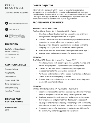 Clean Resume Builder Template