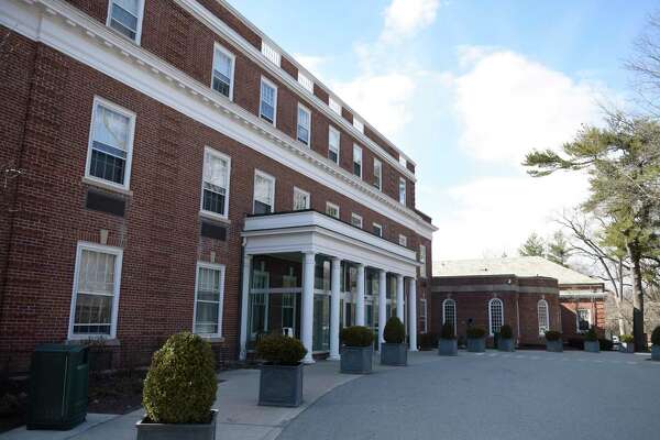 The Nathaniel Witherell short-stay rehabilitation and nursing home in Greenwich. The facility continues to face an uncertain future as a BET committee looking at five options may not include a recommendation but rather call for a larger discussion of the issue.