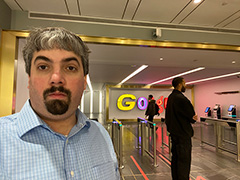 Google NYC 8th Avenue Lobby Timelapsed