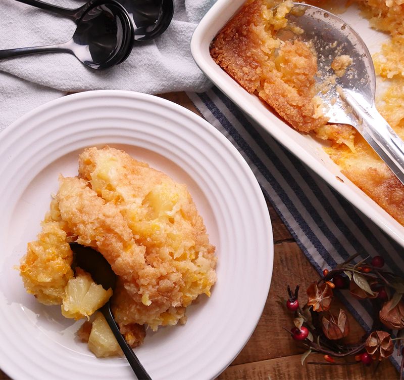 This Cheesy Pineapple Casserole Is The Perfect Sweet-and-savory Combo Recipe and Video