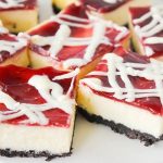White Chocolate Raspberry Cheesecake Bars