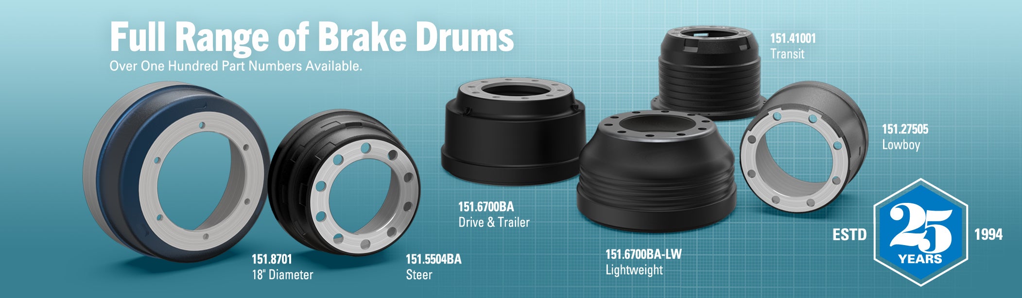 New Brake Drums