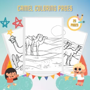 Camel Coloring Pages thumbnail