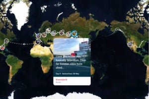 Leaving Krasnoyarsk Map