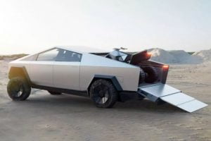 Tesla Cybertruck and ATV