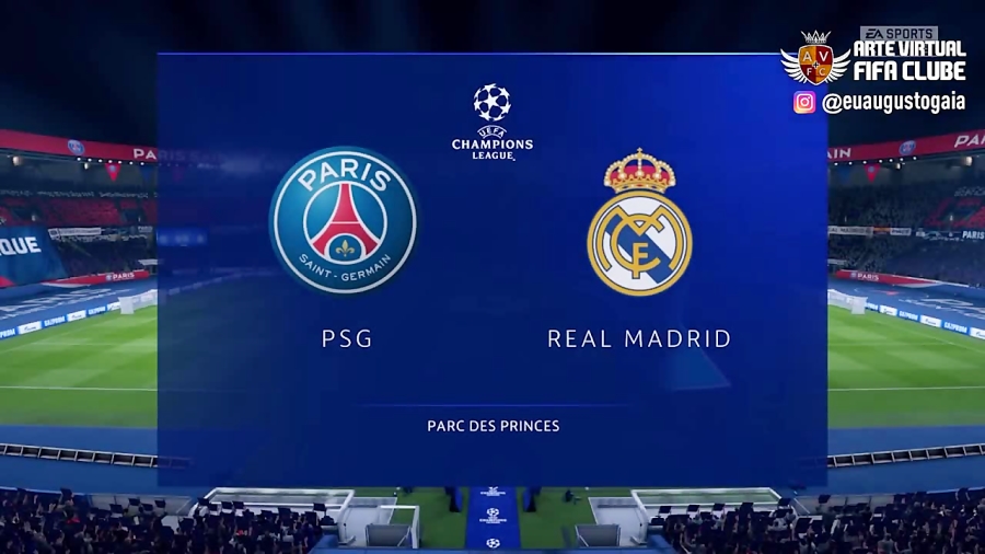 شبیه سازی پاریس رئال مادرید با گزارش فارسی در FIFA 20