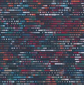 Hip funky techno circles moody graphical pattern