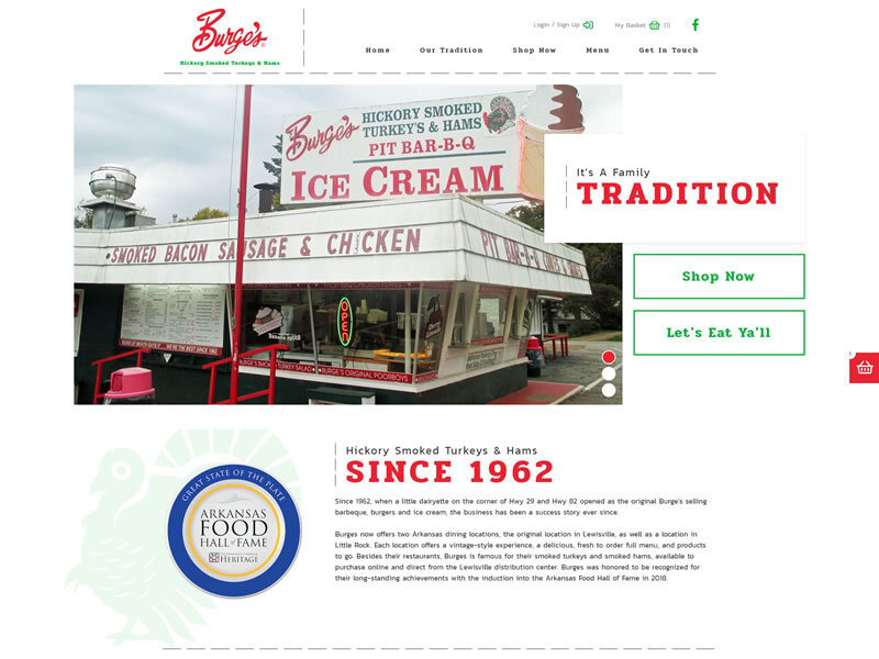 Burge's Hickory Smoked Turkeys & Hams