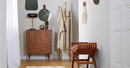 Flur Midcentury-Stil