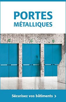 Portes m&eacute;talliques