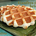 ~~ Gaufres de brioche ~~