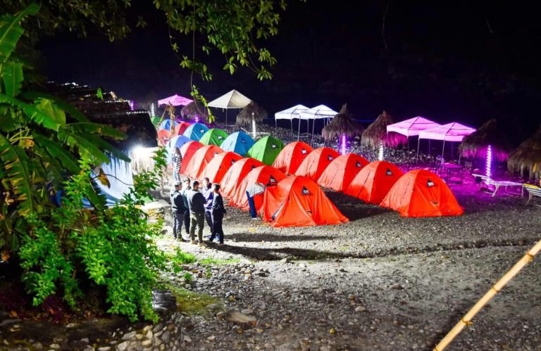 sukute beach tent in campside